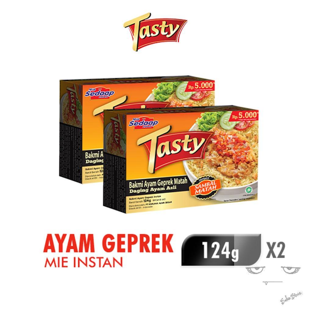 

Sedaap Tasty Mie Instan Ayam Geprek 2 x 124 gr