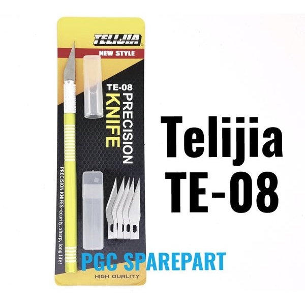 

ORIGINAL TELIJIA TE08 Cutter Pisau Service IC Ukir Precision Knife Set