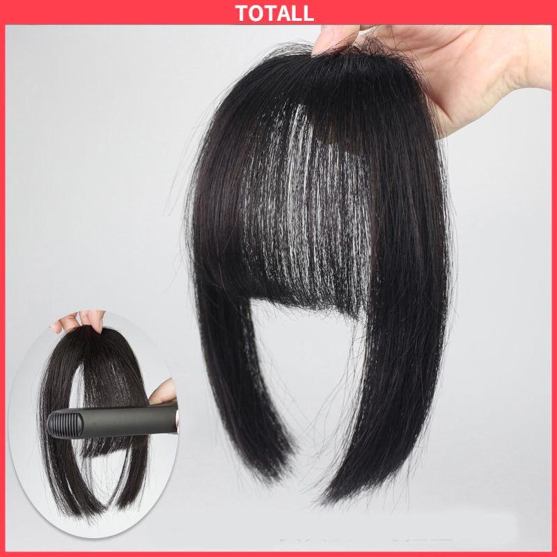 COD Toupee human Hair Tempelan penutup botak rambut asli toupee tipis layer rambut asli-Totall