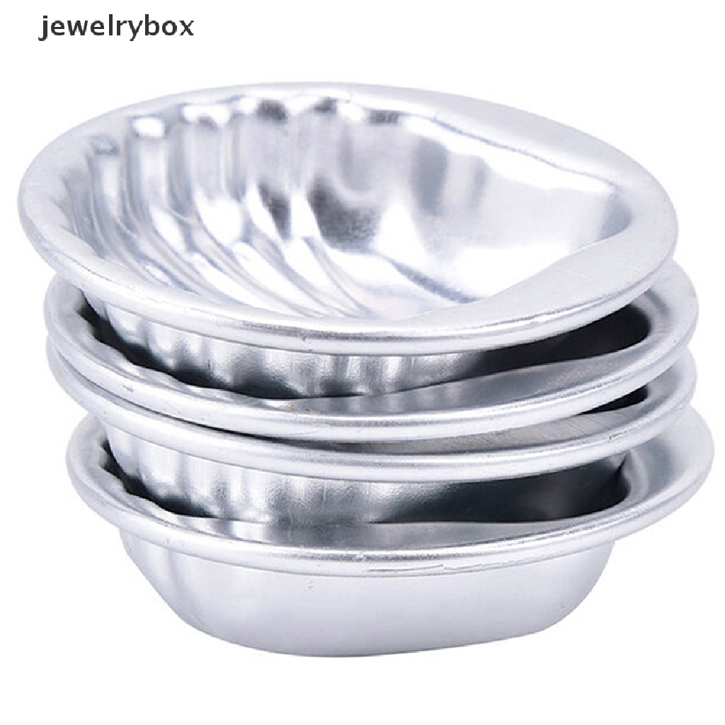 [jewelrybox] 5x Crafg Aluminium Alloy Handmade Cetakan Mandi Kue Fizzy Sea Shell Bentuk Butik