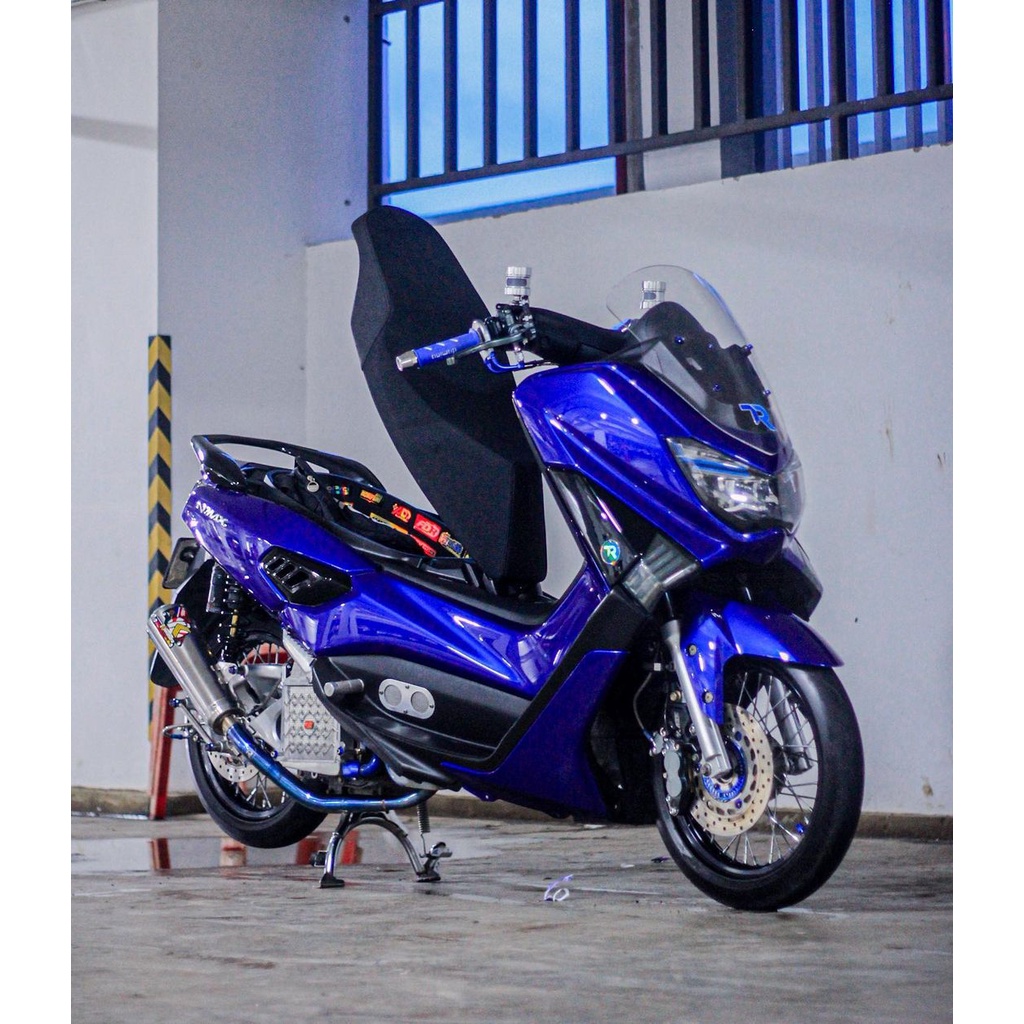 SKOTLET STIKER MOTOR BIRU TUA METALIK CANDY SKOTLET BIRU CANDY SCOTLITE BLUE CANDY STIKER MOTOR BIRU