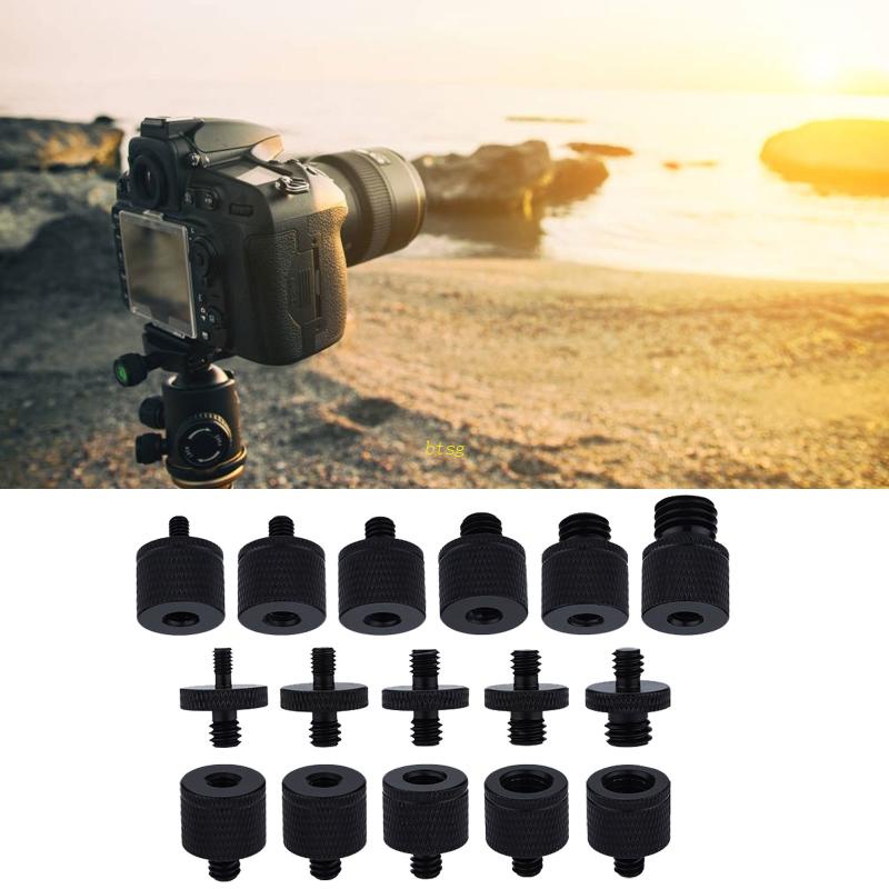 Btsg Adapter Ulir Aluminium Screw Adapter Tripod Thread Adapter Mount Adapter Sparepart Fotografi 1per4 Female/4M