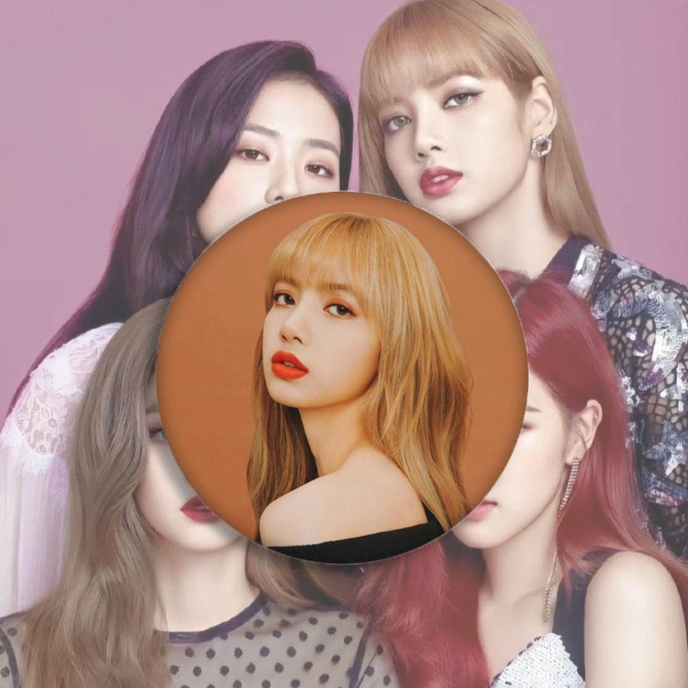 [Elegan] Blackpink Pin Pesta Kipas Hadiah Ransel Dekorasi Indah Bros Perhiasan Indah Aksesoris Jas Indah Blackpink