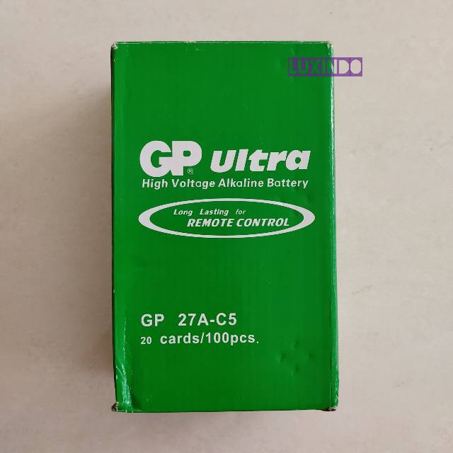 Baterai/Battery/Batere GP 27A 12V (isi 5 pcs)