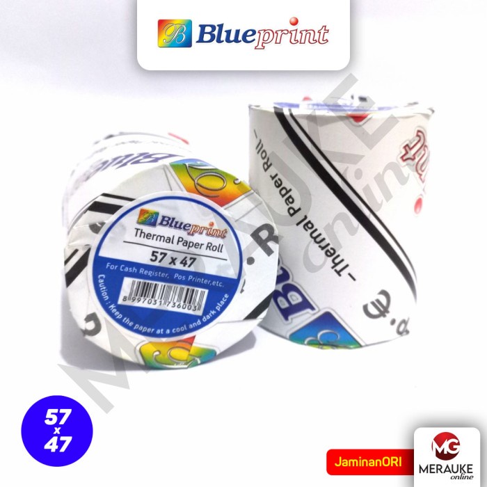 

BLUEPRINT Kertas Thermal / Kertas Kasir 57mm x 47mm