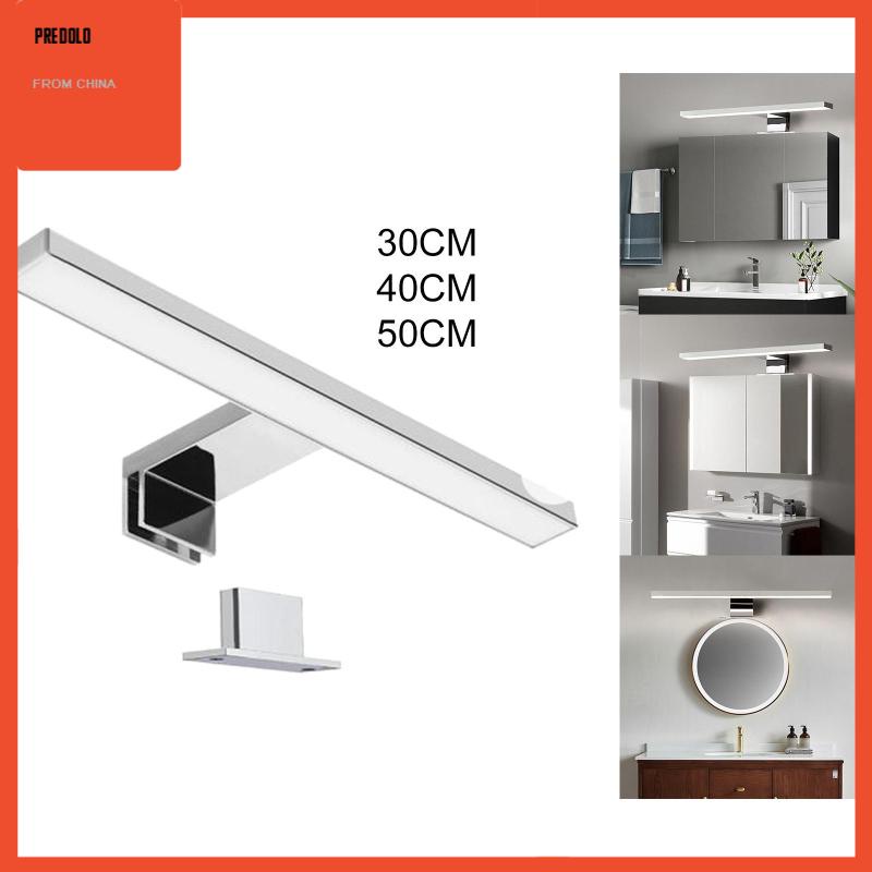 [Predolo] 3000k Lampu Kabinet Bawah, Persegi Panjang Modern Monitor Lamp LED Lampu Kamar Mandi