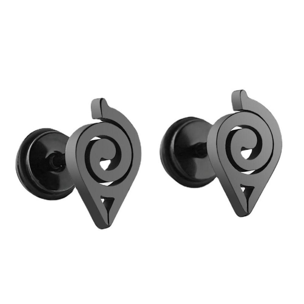 Needway Man Earrings Keren Klasik Punk Fashion Retro Anting NARUTO Sederhana