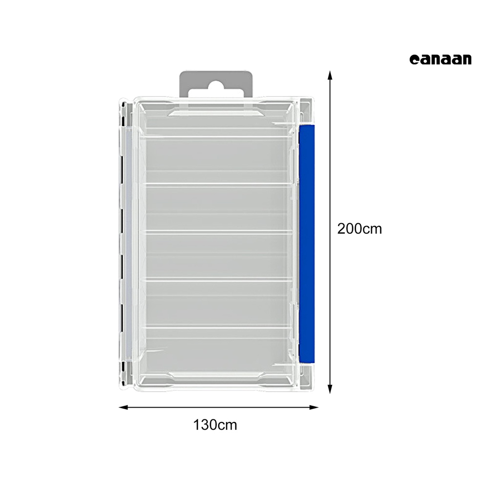 Cnn-memancing Lure Storage Box Multifungsi Kapasitas Besar Portabel Safety Lock Hard Gear Storage Tahan Aus Dua Sisi Lure Hook Aksesoris Box Untuk Outdoor Angling