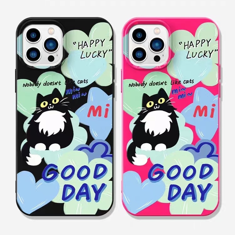 Iphone 14Plus iPhone 14seri TPU Soft Case Phone Case ins Kamera Perlindungan Iphone14 13 11 14Plus Pro Max7 8Plus X XR 12mini 13mini Empat Sudut Shockproof