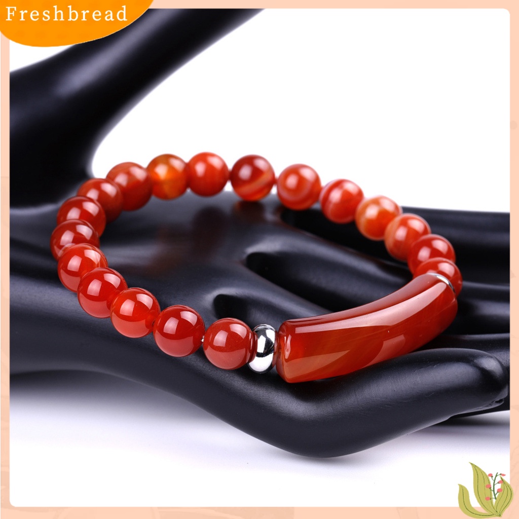 &lt; Freshbread &gt; Peregangan Gelang Memoles Tali Elastis Buatan Tangan Kepribadian Portabel Menghias Tahan Aus Tiger Eye Penyembuhan Batu Gelang Aksesoris Perhiasan