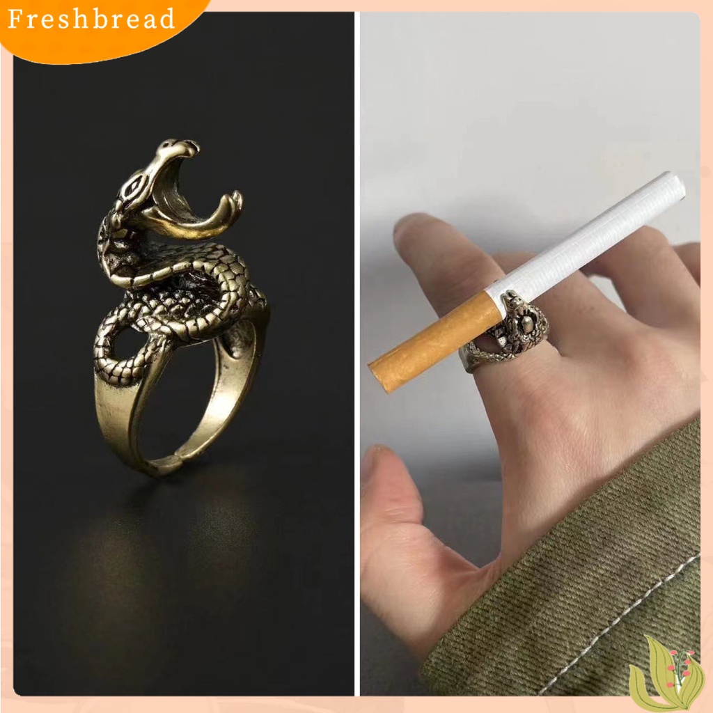 &lt; Freshbread &gt; Membuka Mulut Grip Indah Pemegang Cincin Adjustable Mendominasi Naga Jari Cincin Perhiasan Aksesori