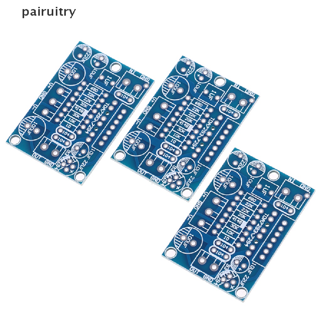 Prt 3pcs TDA7293/TDA7294 Mono Channel Amplifier Board Sirkuit PCB Bare Board PRT