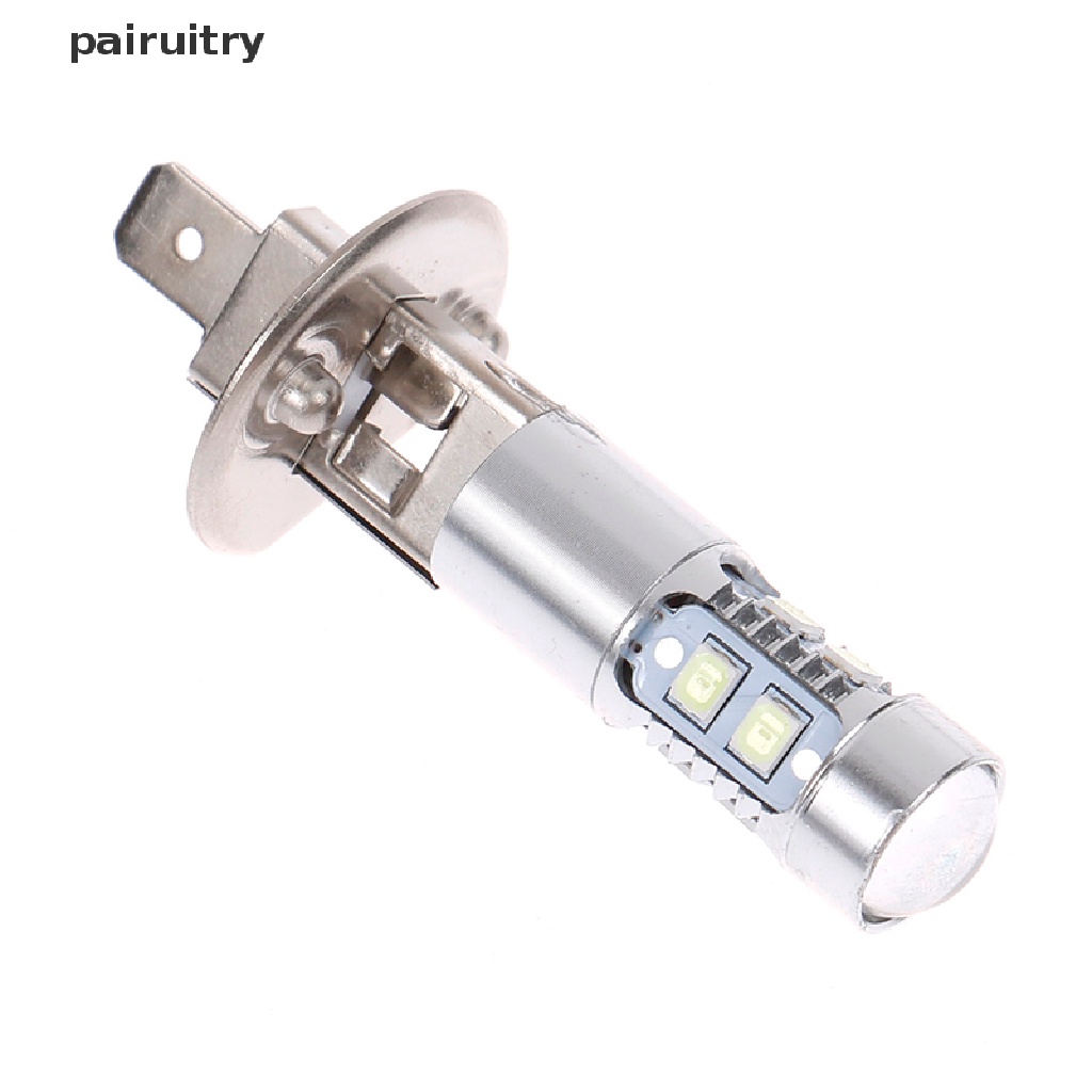 Prt 2Pcs H1 LED Auto Headlight Bulbs 8000K 100W Ice Blue Lampu Kabut Mobil Super Terang PRT