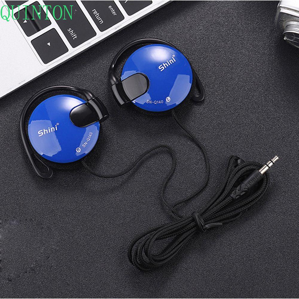 QUINTON Multiple Color Headset Stereo Headphone Earphone Bass Sport For Phone Wired Earpiece 3.5mm Ear Hook/Multicolor