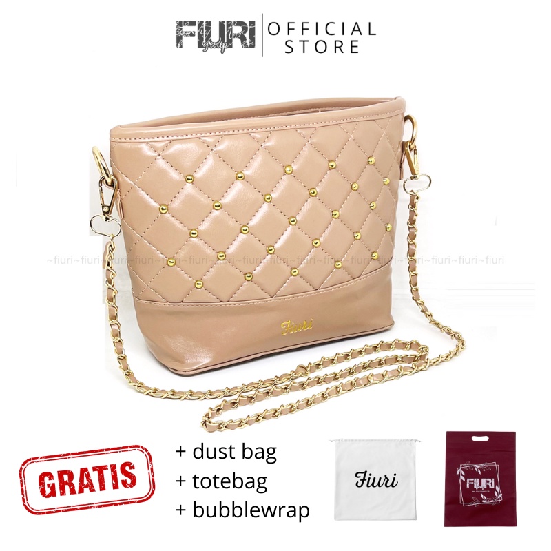 FIURI - OMI BAG COFFE - TAS SELEMPANG WANITA KOPI - TAS TREND IMPORT KOREA MURAH - SLINGBAG CEWEK - OUTFIT OOTD FASHION WANITA LEBARAN HARI RAYA RAMADHAN