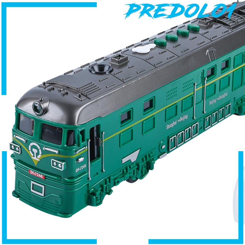 [Predolo1] Model Kereta Dengan Lampu &amp; Suara W/Steam Kid Train Mainan Untuk Hadiah Ulang Tahun Anak