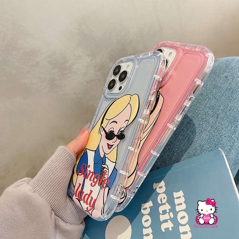 Kartun Lucu Imut Disney Princess Cover Untuk Redmi Note11 1010s 9 11s Redmi 9A 10 9T 10A A1 9C NFC Note10 Note1 Note10s Note9 Shockproof Airbag Soft Tpu Case