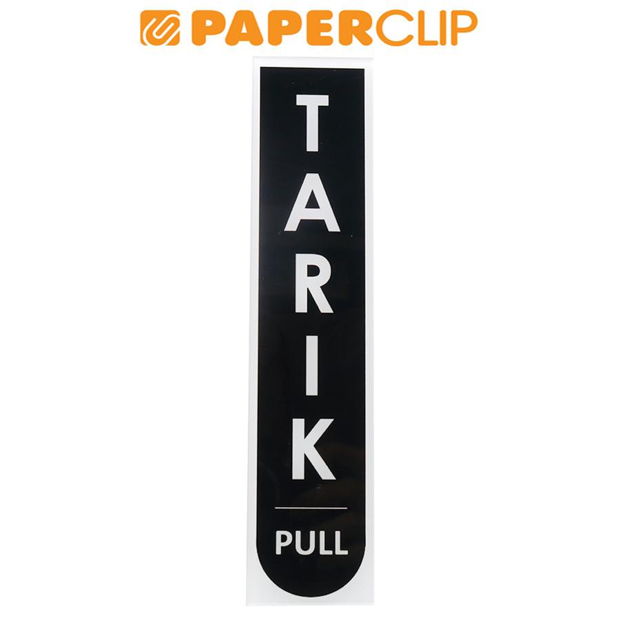 

SIGN ACRYLIC RECTANGLE - TARIK