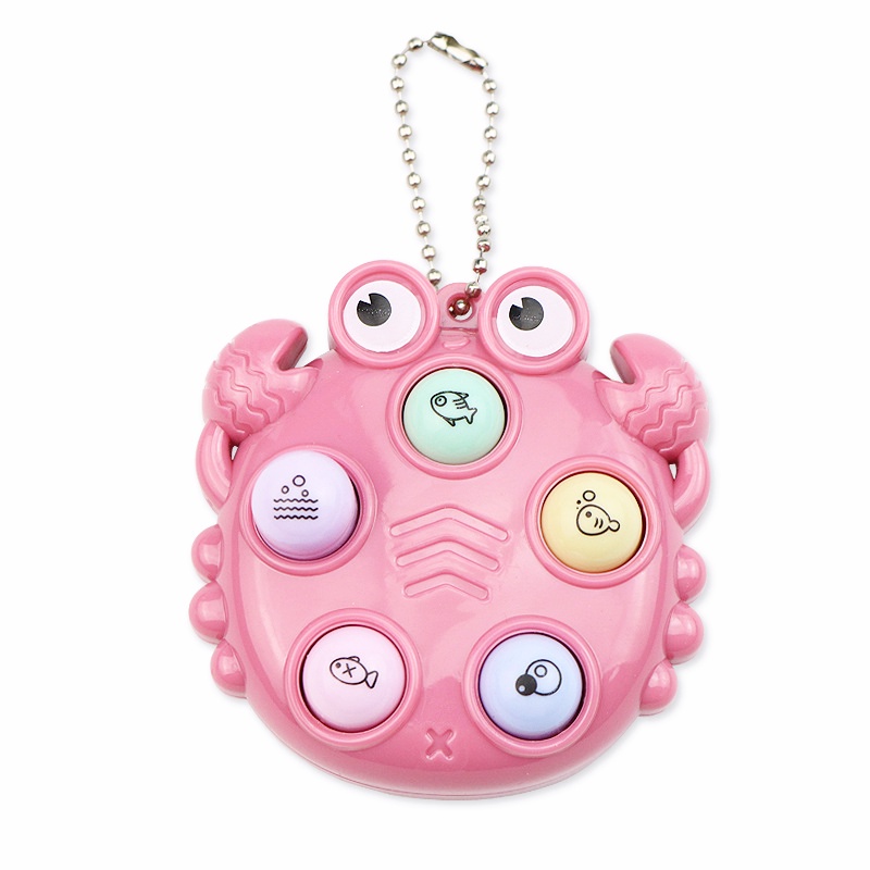 New kawaii fidget toys whack a mole keychain Simple Dimple fidget board portable Mainan Dekompresi antistress Untuk Anak Panas