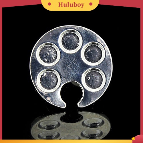 {In Stock} Palet Cincin Nail Art Free Hand Manicure Finger Palette Palet Pencampuran Makeup Kuku