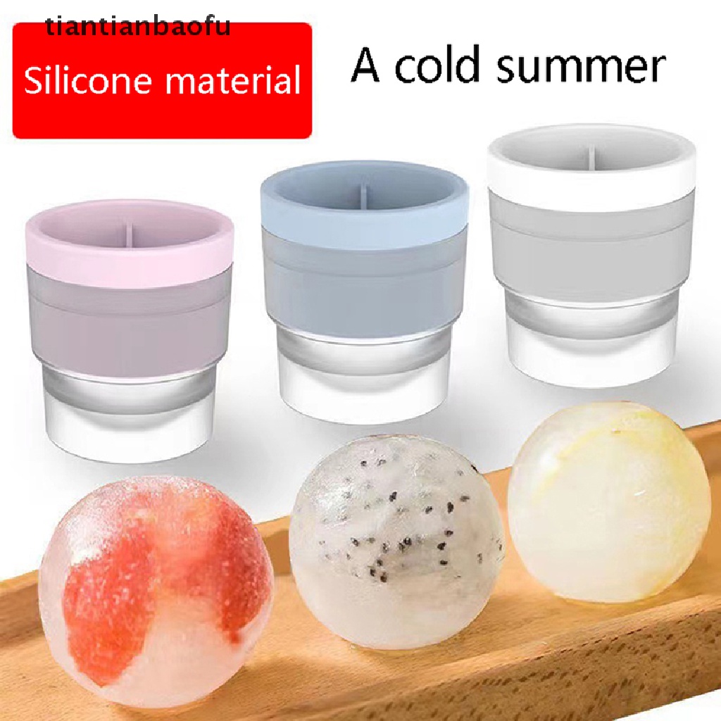 [tiantianbaofu] Sphere Cetakan Es Batu Slow Melg DIY Ice Ball Bulat Jelly Membuat Cetakan Butik