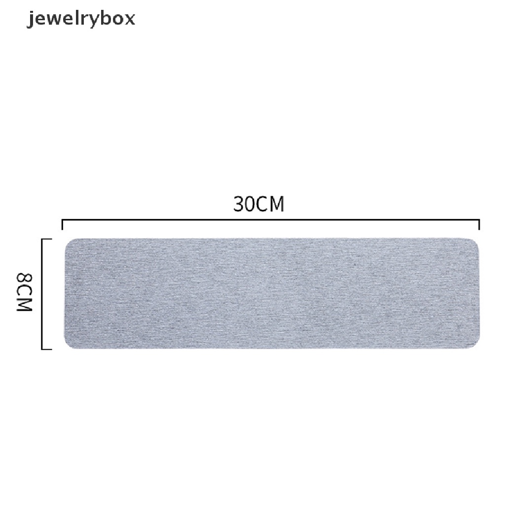 [jewelrybox] Home Diatomite Mat Alas Penyerap Air Tahan Panas Coaster Diatomaceous Earth Kitchen Sink Faucet Mat Non Slip Cepat Kering Butik