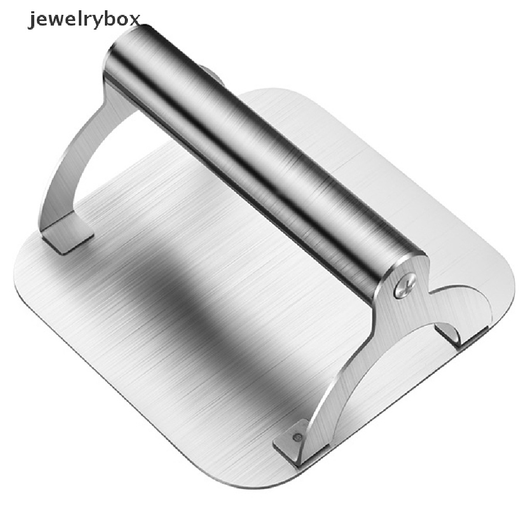 [jewelrybox] Smash Burger Press Burger Press Patty Maker Stainless Steel Anti Lengket Professional Heat-resisg Burger Smasher Griddle Butik