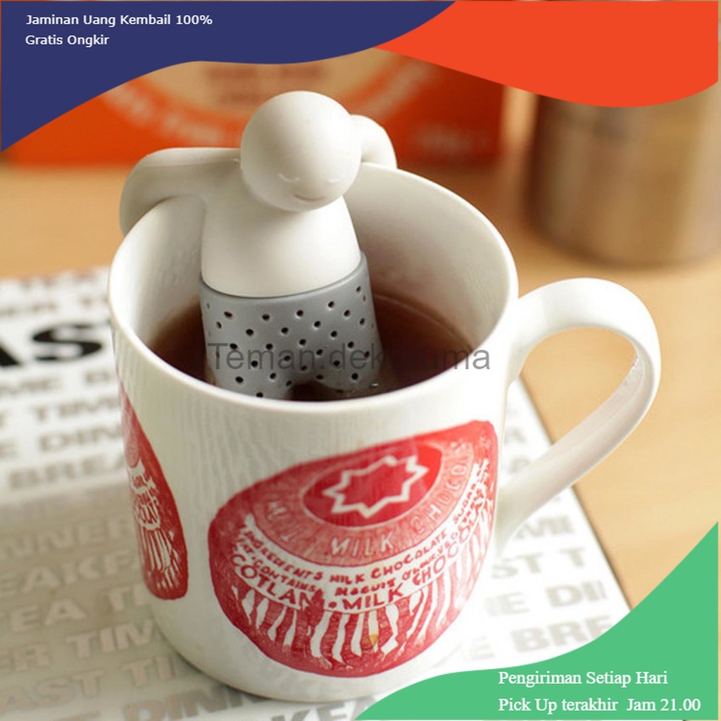 TD - DPR Saringan Teh Tea Filter Infuser Filter Strainer Chilling Man - MR03