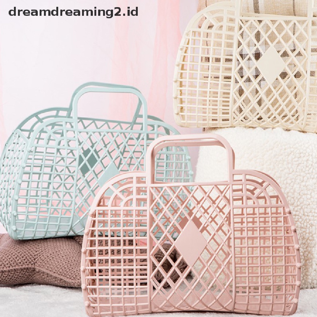 (hot) Keranjang Shower Dapat Dilepas Keranjang Mandi Plastik Bathroom Hollow Wash Storage Basket//