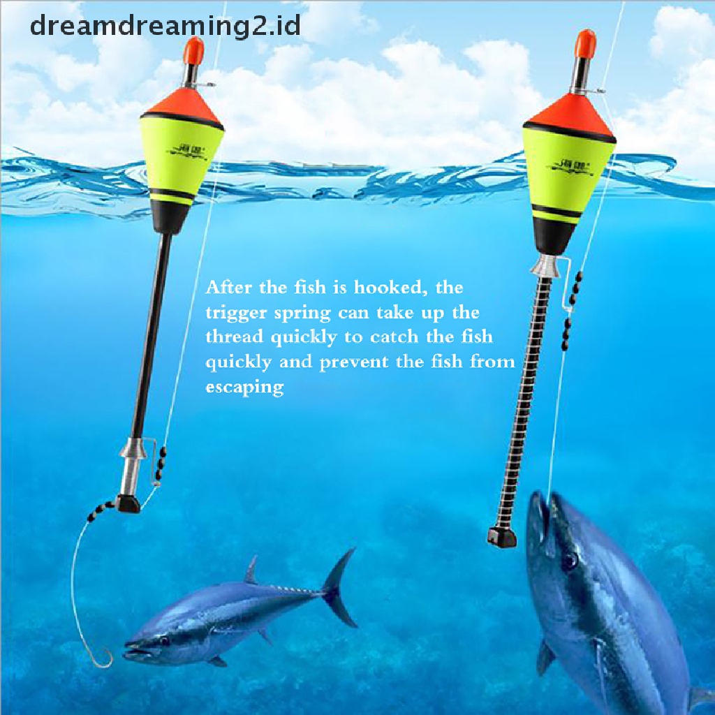 (hot) Pelampung Pancing Otomatis Aksesoris Pancing Fast Fishing Bobber Fishing Float//