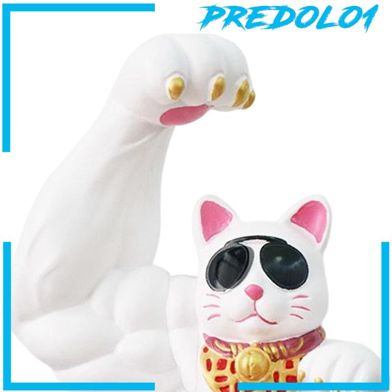 [Predolo1] Kotak Penyimpanan Patung Lucky Cat Key Storage Ornamen Kucing Keberuntungan Untuk Tabletop