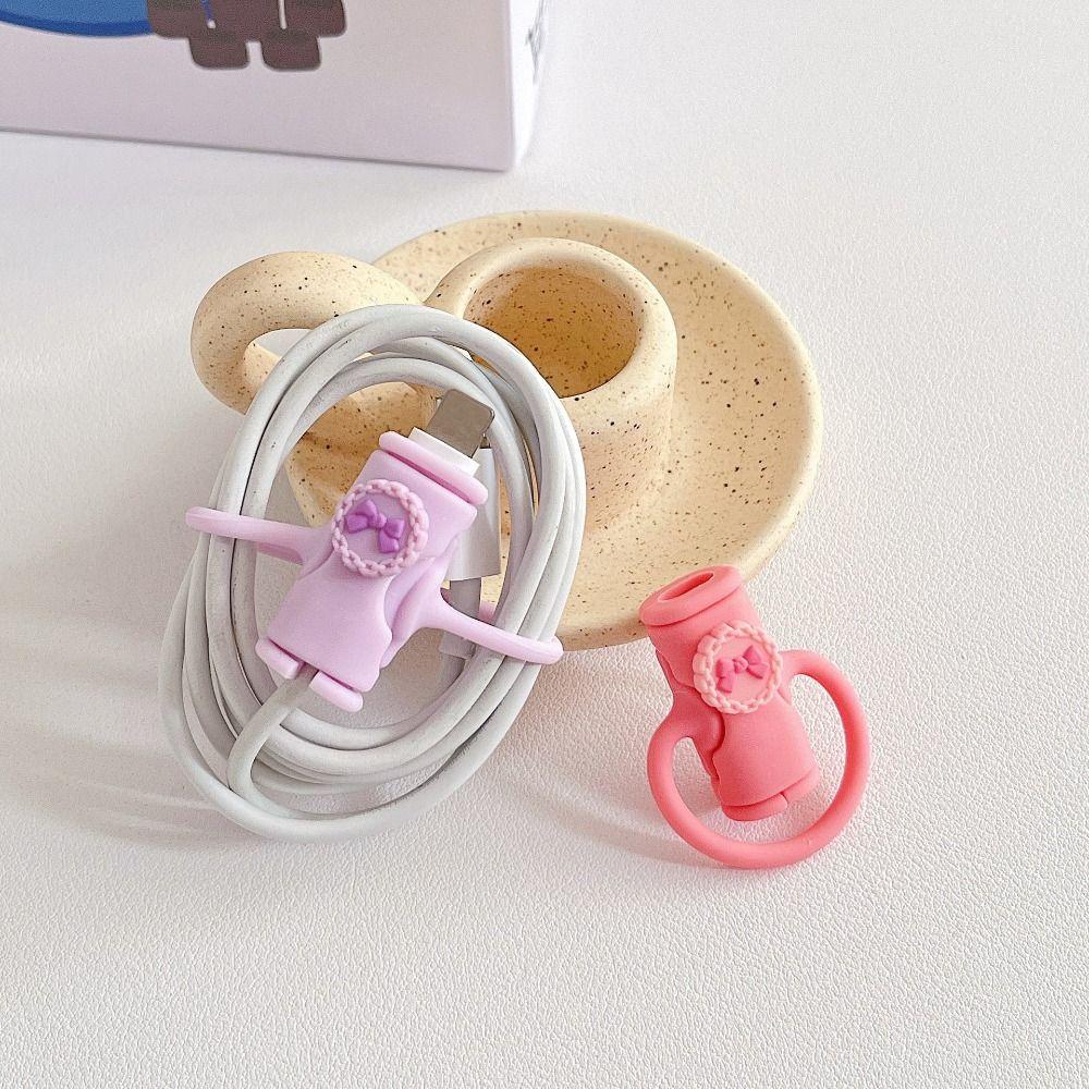 POPULAR Populer Pelindung Kabel Data Portable Awetcable Universal Mini Silicone Winder Protection Tools