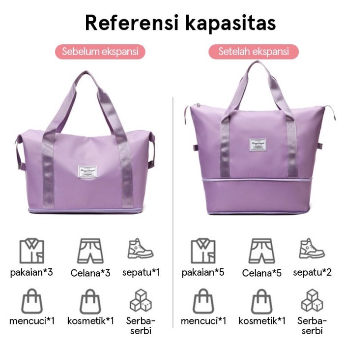 Tas Travel Tas Mudik Tas Gym Tas Multifungsi Kapasitas Besar Travelling Bag Gym Or Multipurpose  Foldable Bag