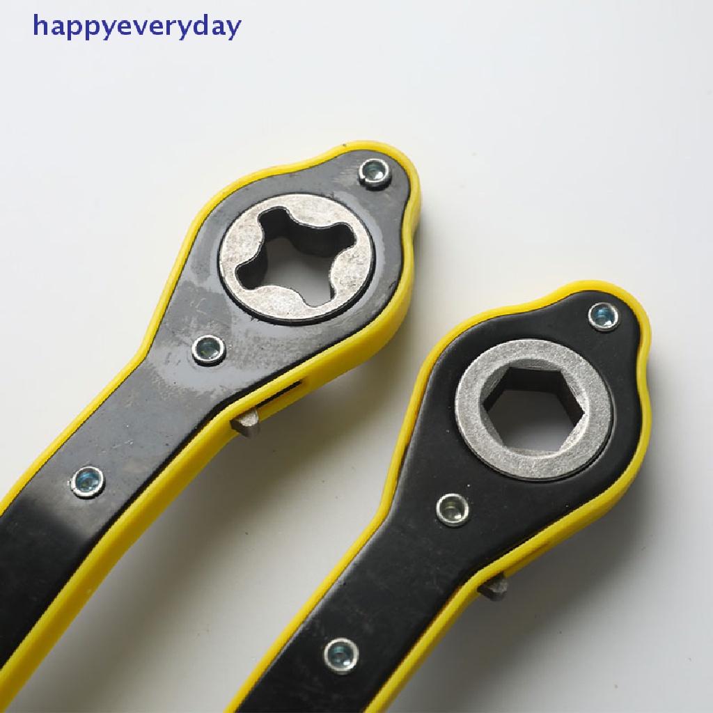 [happy] Auto Labor saving Jack ratchet Wrench Scissor Jack Kunci Pas Lug Roda Ban Garasi [ID]