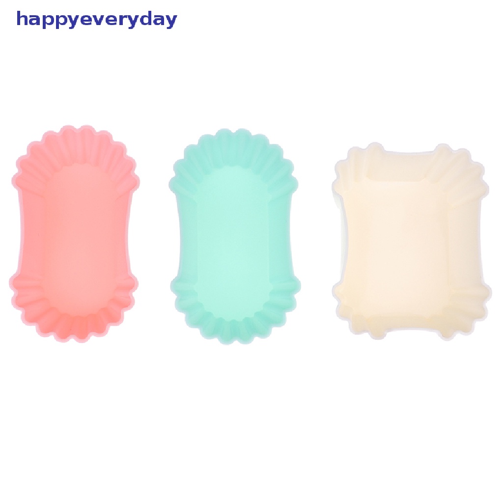 [happy] 3pcs Bento Divider Cup Liner Kotak Makan Makanan Lembut Silikon Onigiri Aksesoris [ID]