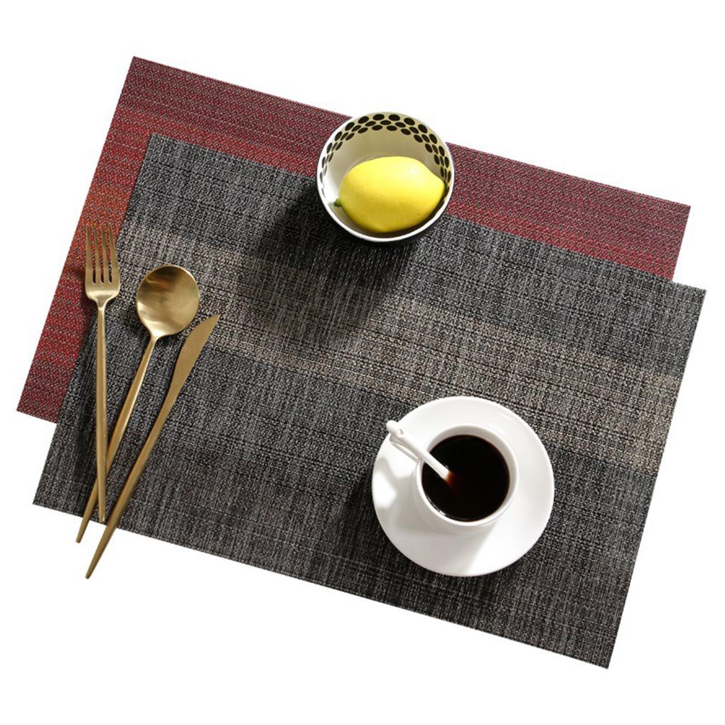 Pvc Table Mat Tatakan Coaster Bowl Dish Mat Tahan Pemanas Tahan Air Oilproof Rumah Hotel Meja Makan Dekor Tikar