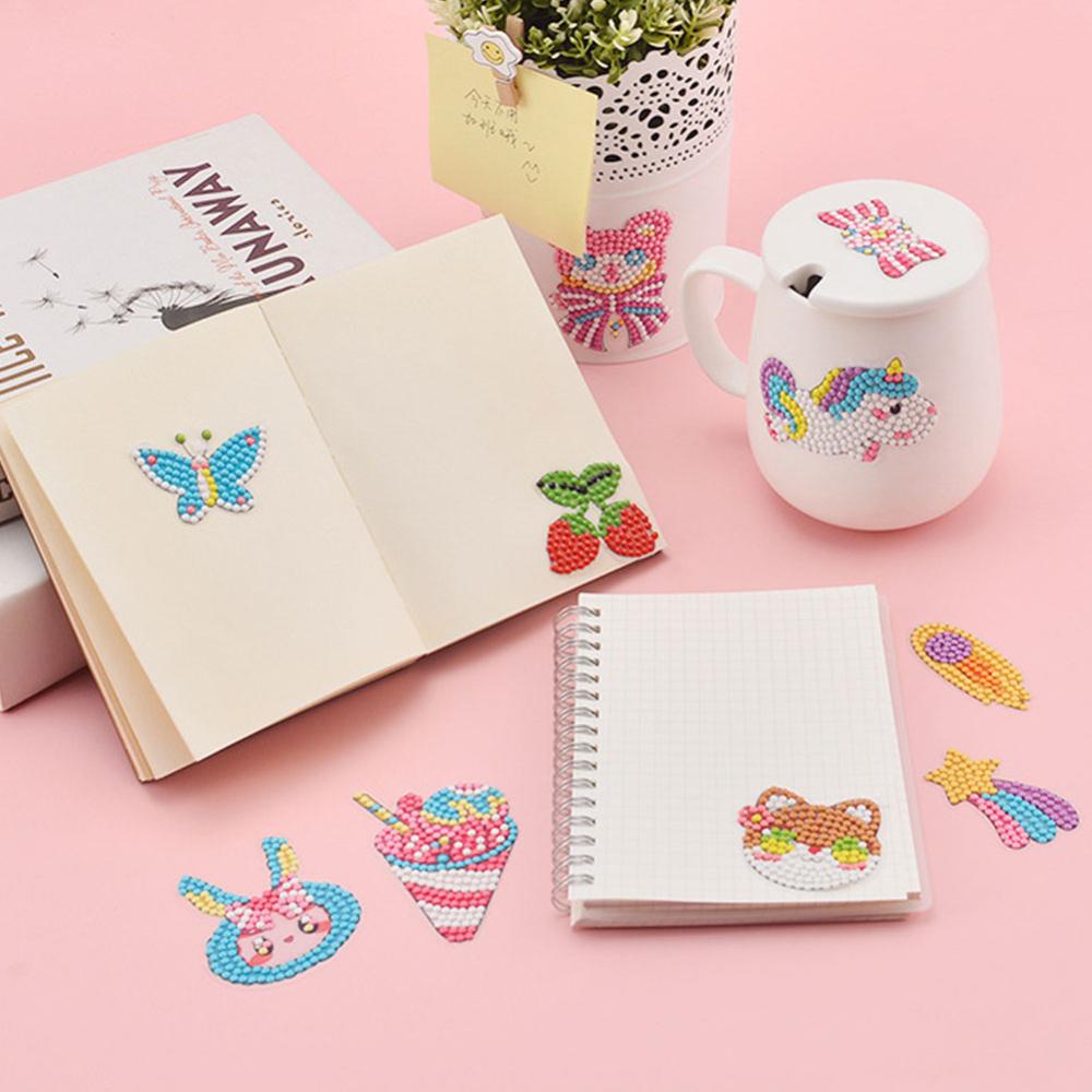 Timekey 5D Berlian Lukisan Stiker Kit Untuk Anak-Anak Kreatif DIY Seni Kerajinan Lukisan Diamonds Paint Dengan Angka Untuk Anak Dewasa Pemula DGA1