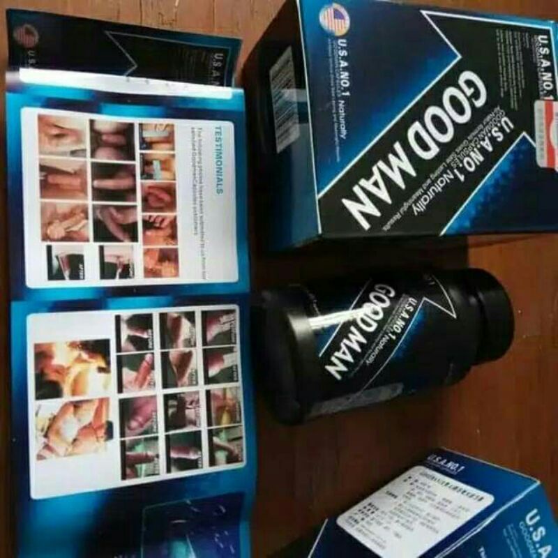 100% ORIGINAL Goodman obat good man suplemen no 1 pembantupria penambah stamina jadi tahan lama x er