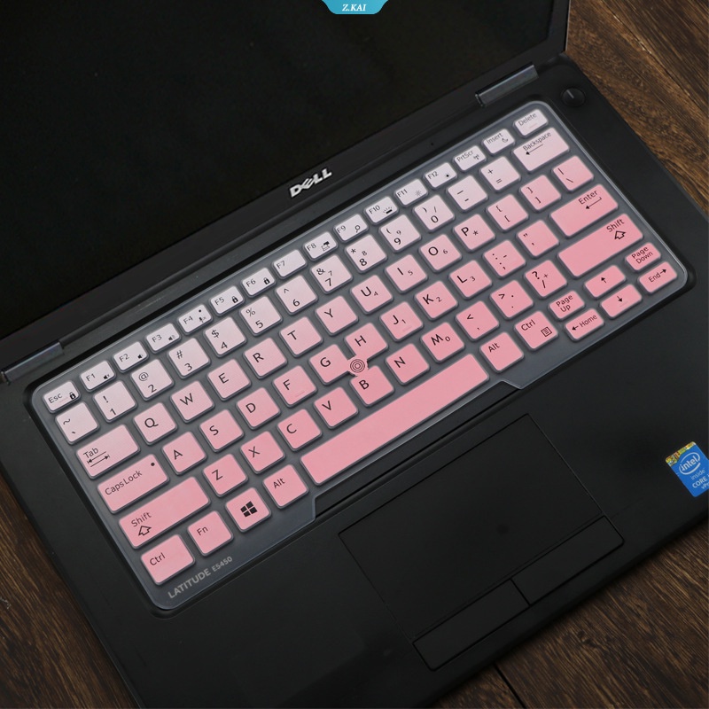 Lintang Dell 14inch 5450 3340 7480 7490 5490 5491 E5450 E5470 E5490 Cover Keyboard Laptop Pelindung Kulit Waterproof Soft Silicone Film Keyboard Dust Cover [ZK]