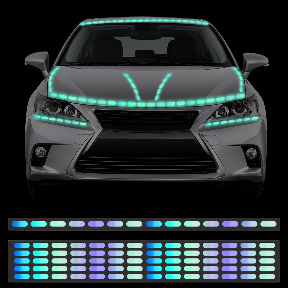 1 /5 /20Pcs Stiker Reflektif Garis Burik Mobil Tahan Air Kreatif Mobil Warna-Warni Strip Reflektif Tinggi Tape Perekat Diri Untuk Mobil Motor Dekorasi DIY Stiker Peringatan Keselamatan