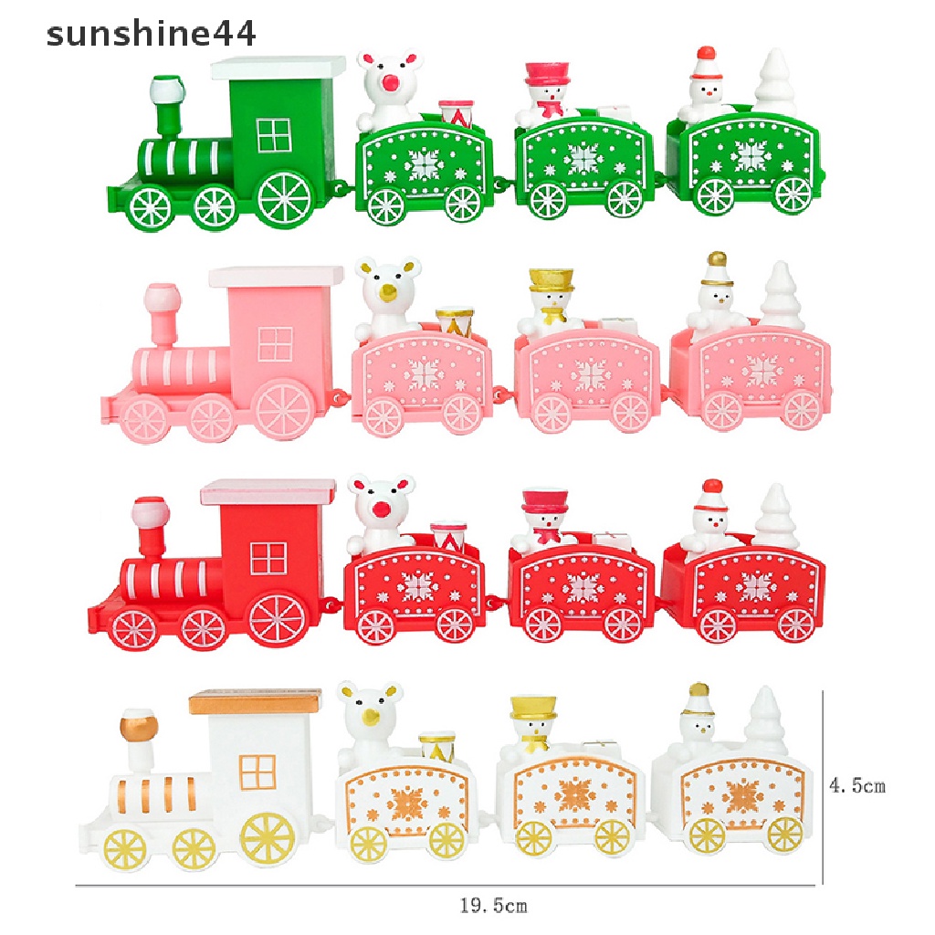 Sunshine 1Pc Kereta Natal Plastik 2023hiasan Xmas Xmas Home Decor Xmas Kado Anak ID