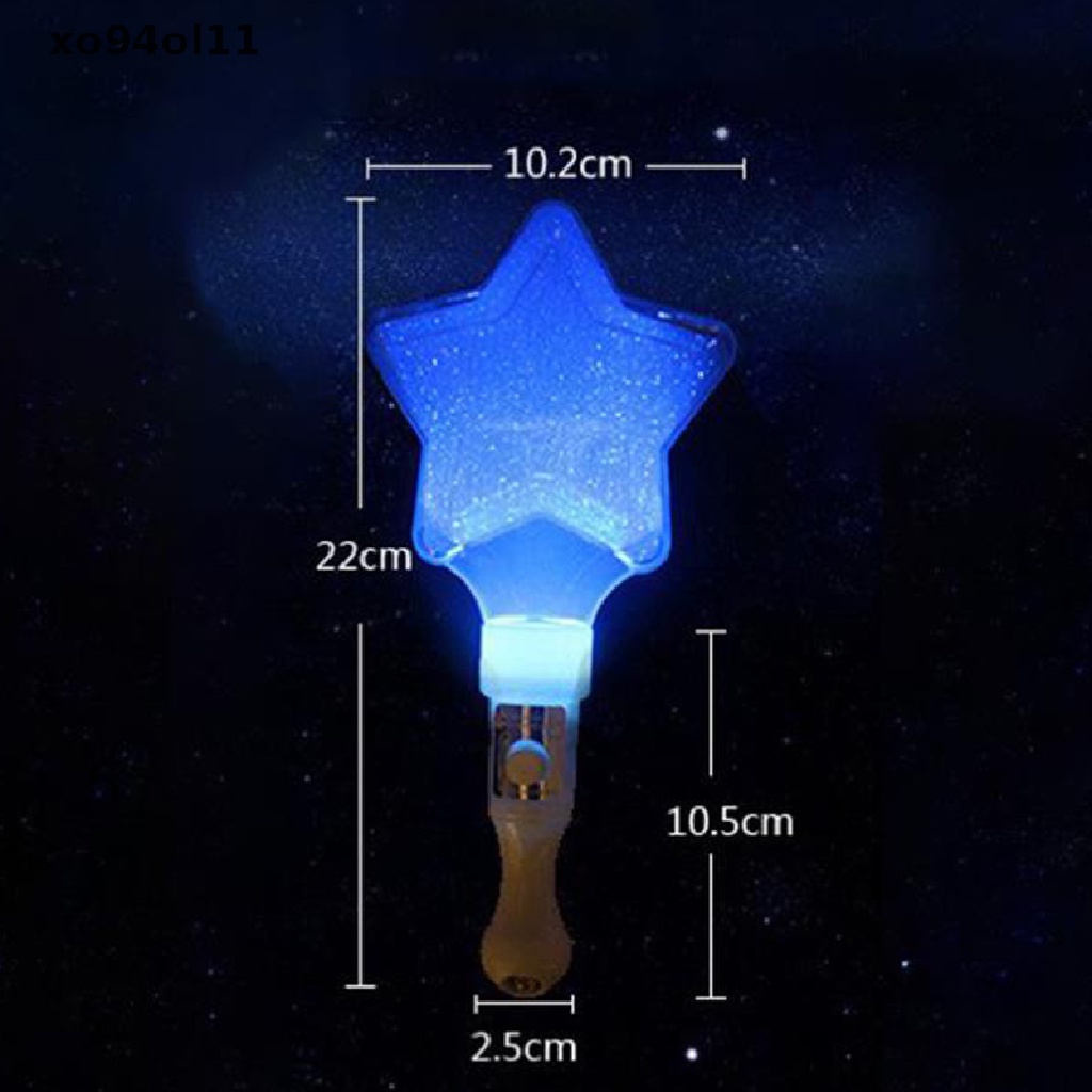 Xo LED Glow Stick Bentuk Hati Bintang Bercahaya Konser Cheering Tube Party Light Stick OL