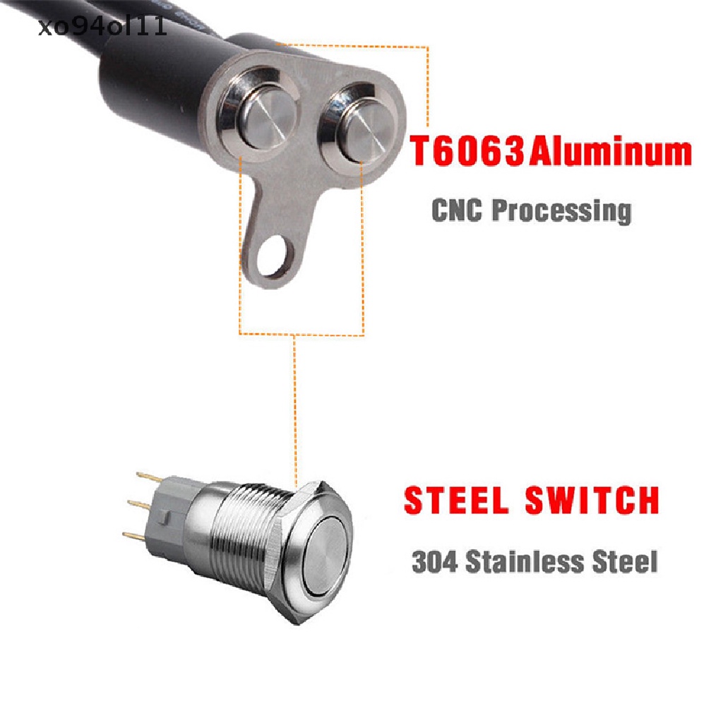 Xo Universal Stang Motor Reset Lock Mount Horn Mesin Start Tombol Ganda OL