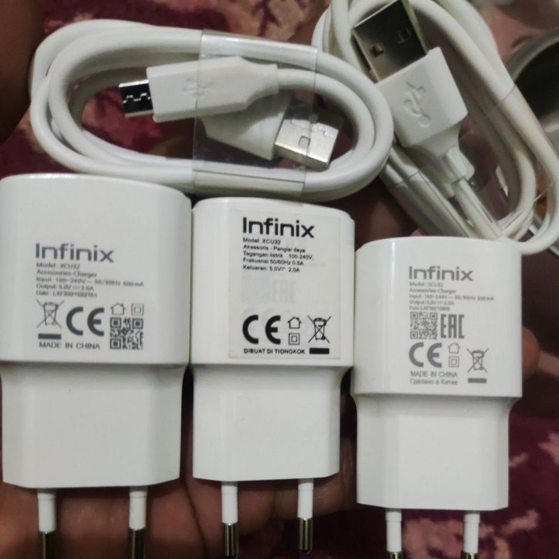 charger infinix 2 amper asli copotan smart 6 garansi 2 bulan oem