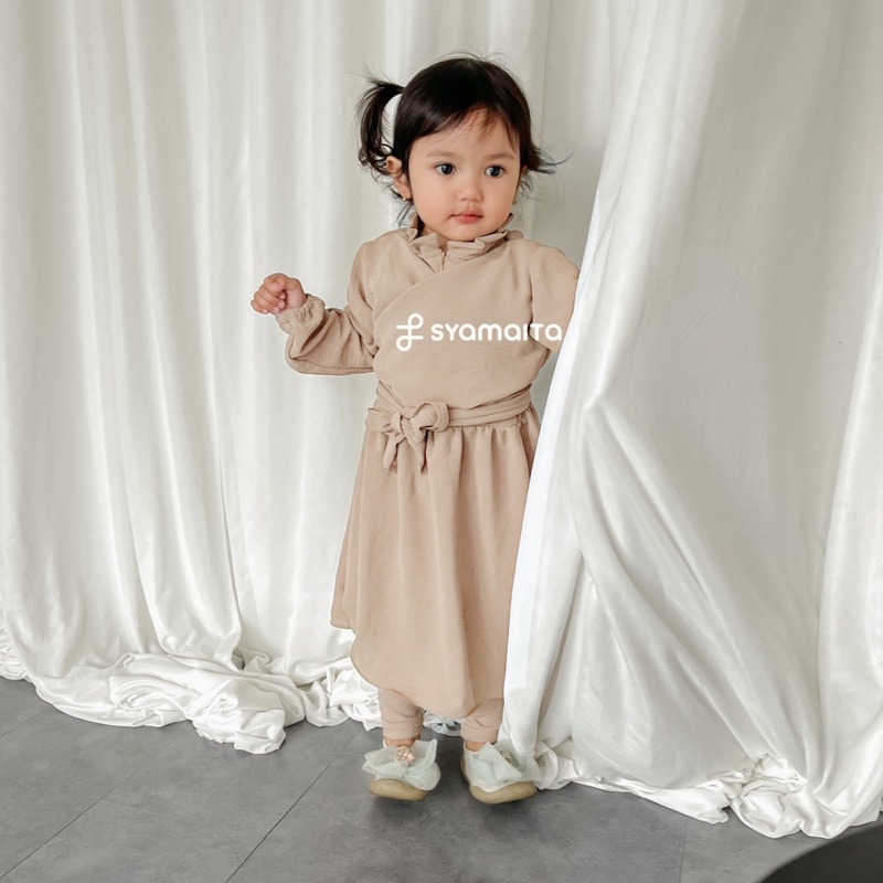 Nara Blouse Petite Dress Anak Perempuan by Syamaita