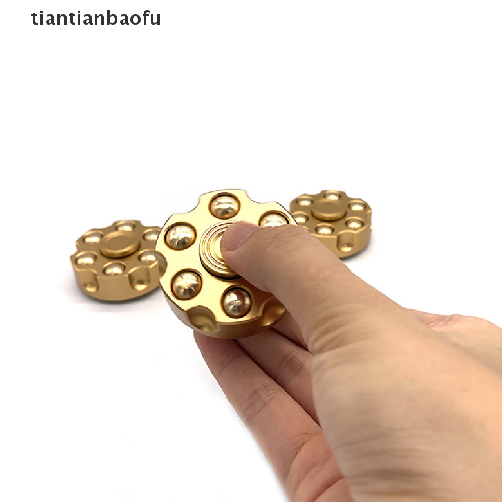 [tiantianbaofu] Relax Spinner High Quality Spinner Metal Ujung Jari Gyro Removable Metal Boutique