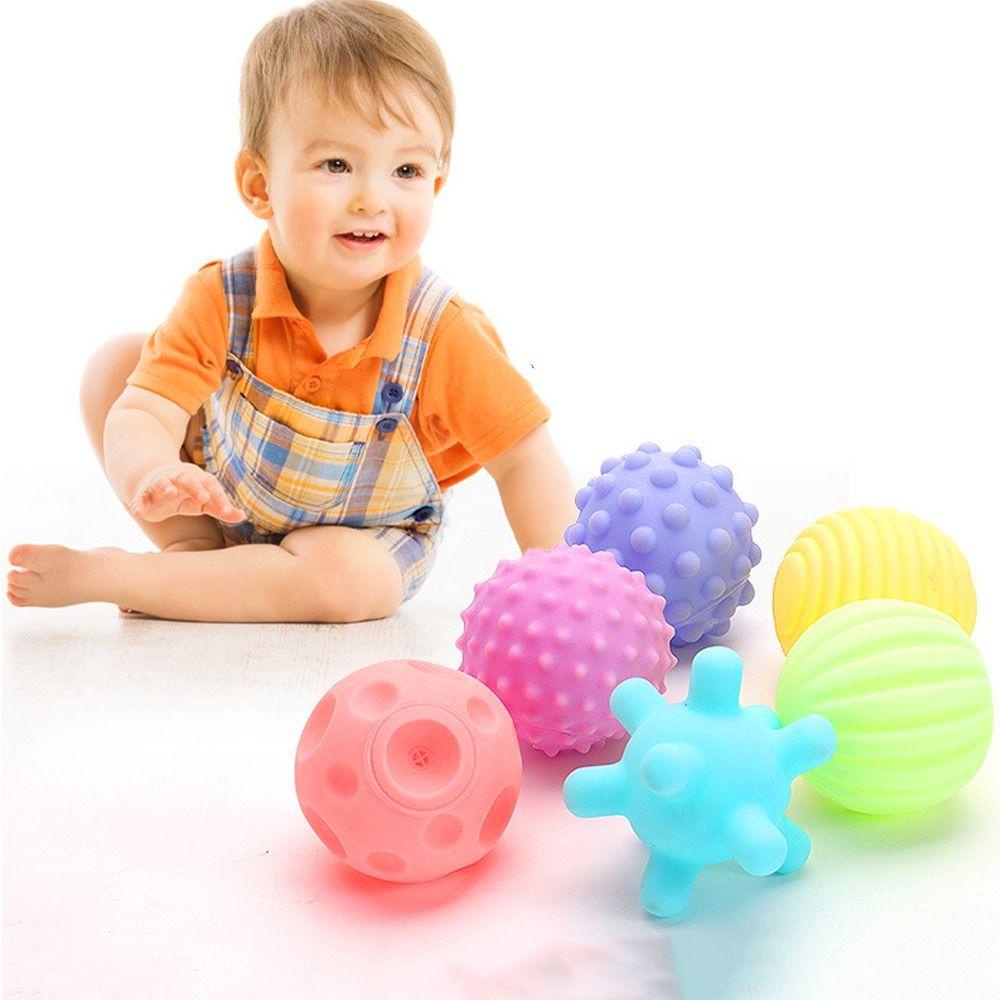 Lanfy Mainan Bayi Bola Set Mainan Untuk Anak Anak Hadiah Lembut Training Ball Pesta Dan Kegiatan Keluarga Massage Ball Baby Training Ball