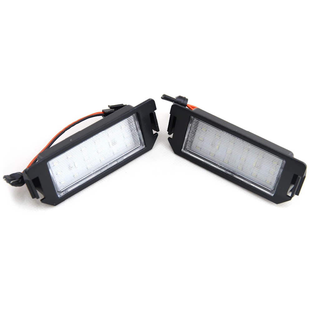 2pcs Lampu Plat Nomor LED Putih Untuk Hyundai Genesis I20 Veloster XG30 Terracan Coupe GK Untuk Kia Rio III Picanto Soul