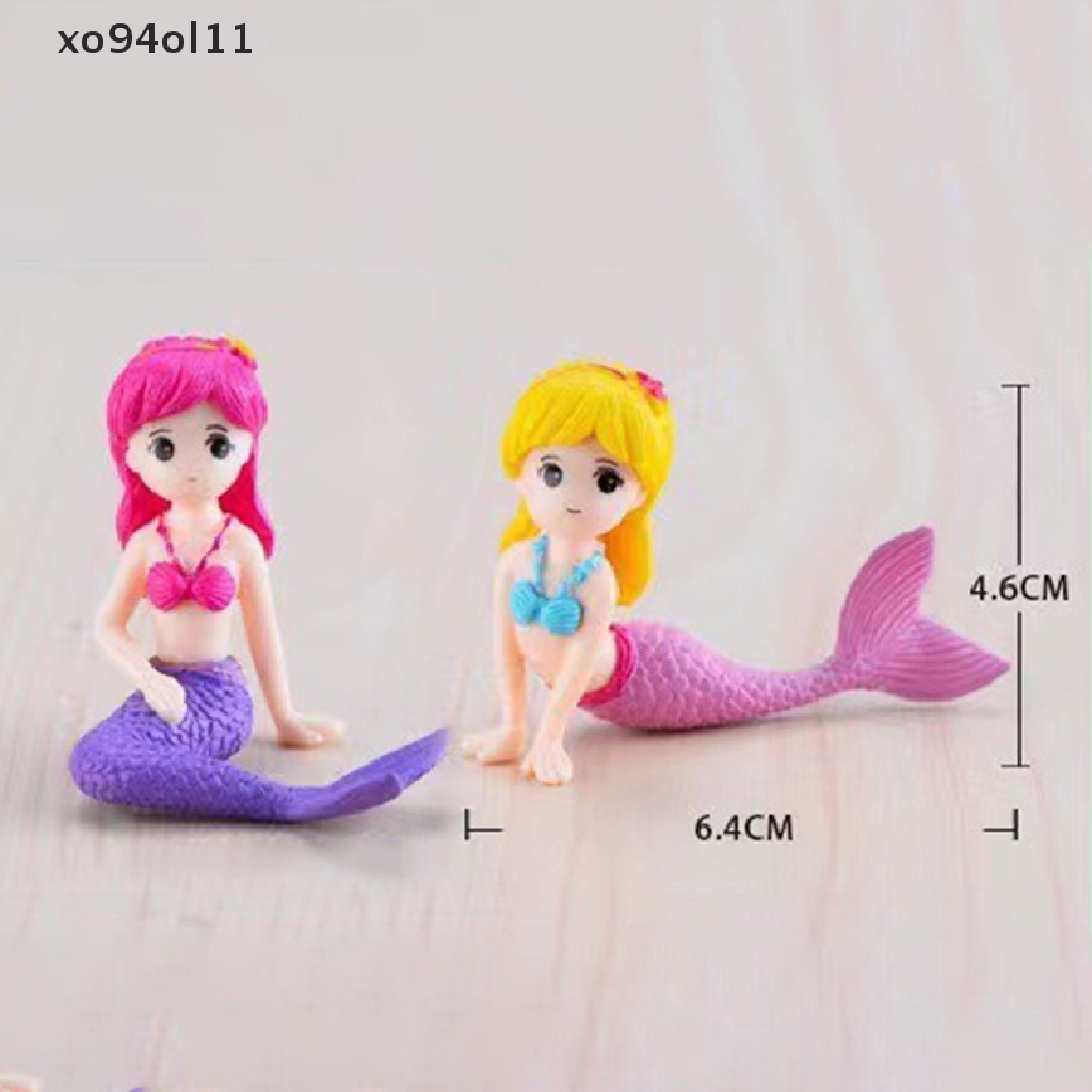 Xo Floag Ikan Dekorasi Ornamen Pantai Mermaid Aquarium Liontin Kecil Kreatif Lansekap Craft Pendant OL