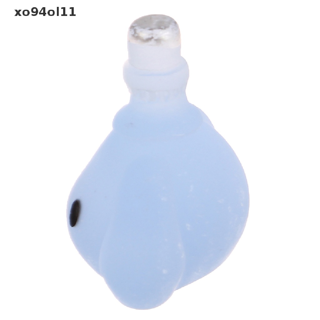 Xo 5Pcs Fluorescence Resin Simulasi Frosted Botol Kecil Dekorasi Kamar Ornamen OL